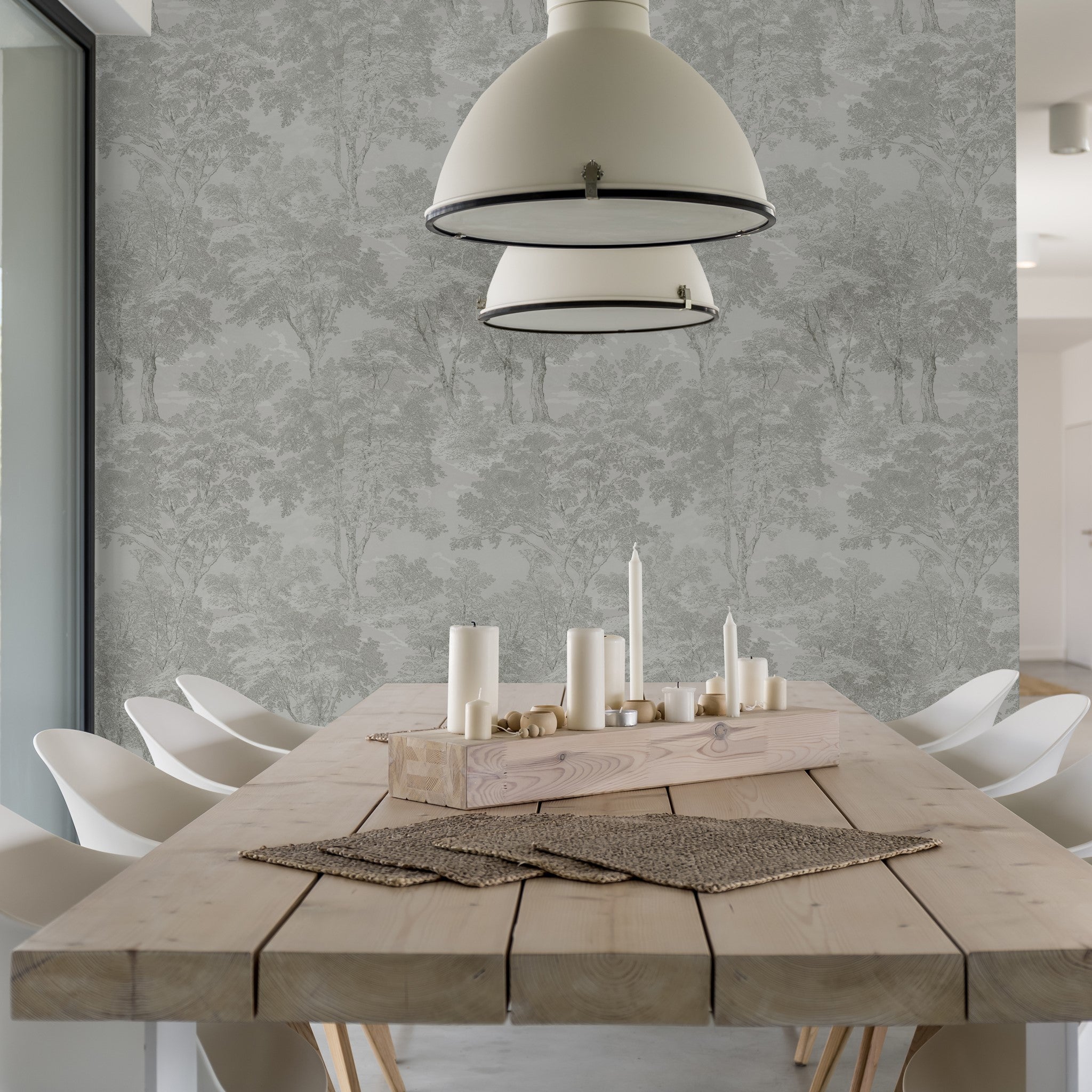 Ever After Toile Wallpaper