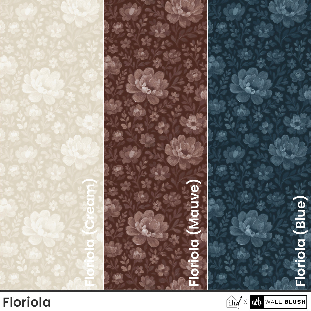 Floriola (Cream) Wallpaper