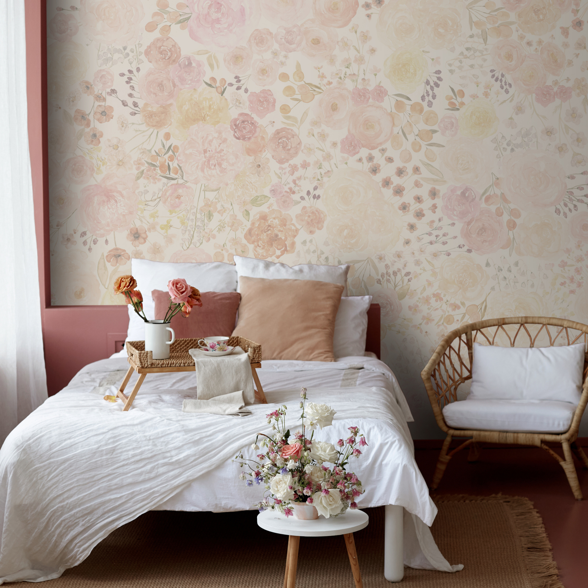 Lucy Wallpaper - 8 FT H X 12 FT W Peel and Stick