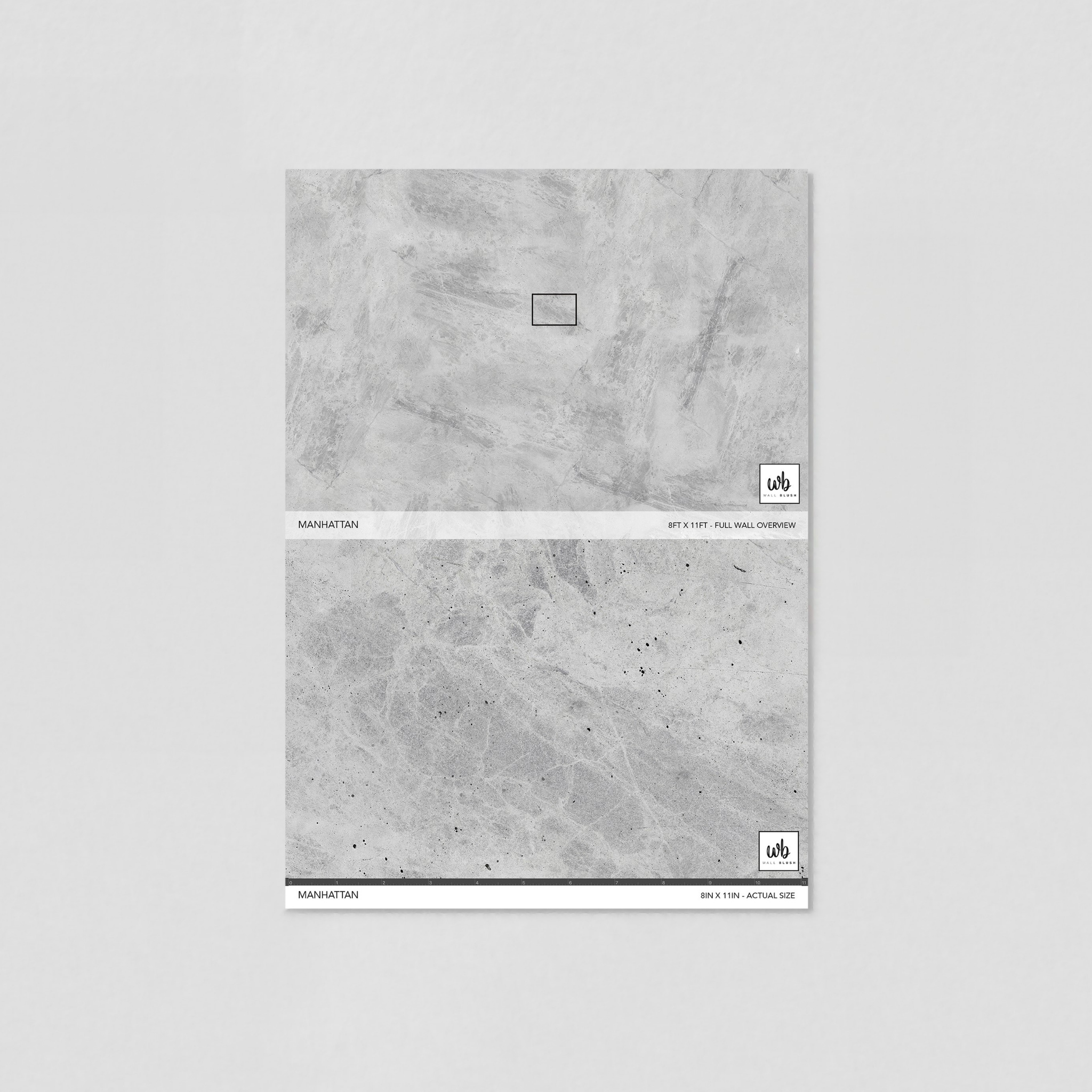 Manhattan - Concrete Wallpaper Wallpaper - Wall Blush from WALL BLUSH