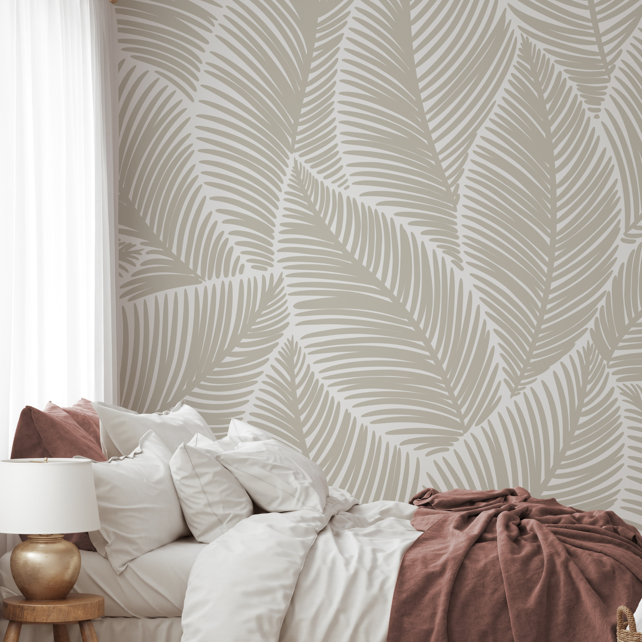 Ohana Wallpaper - 14 FT H X 10 FT W Luxe Peel and Stick