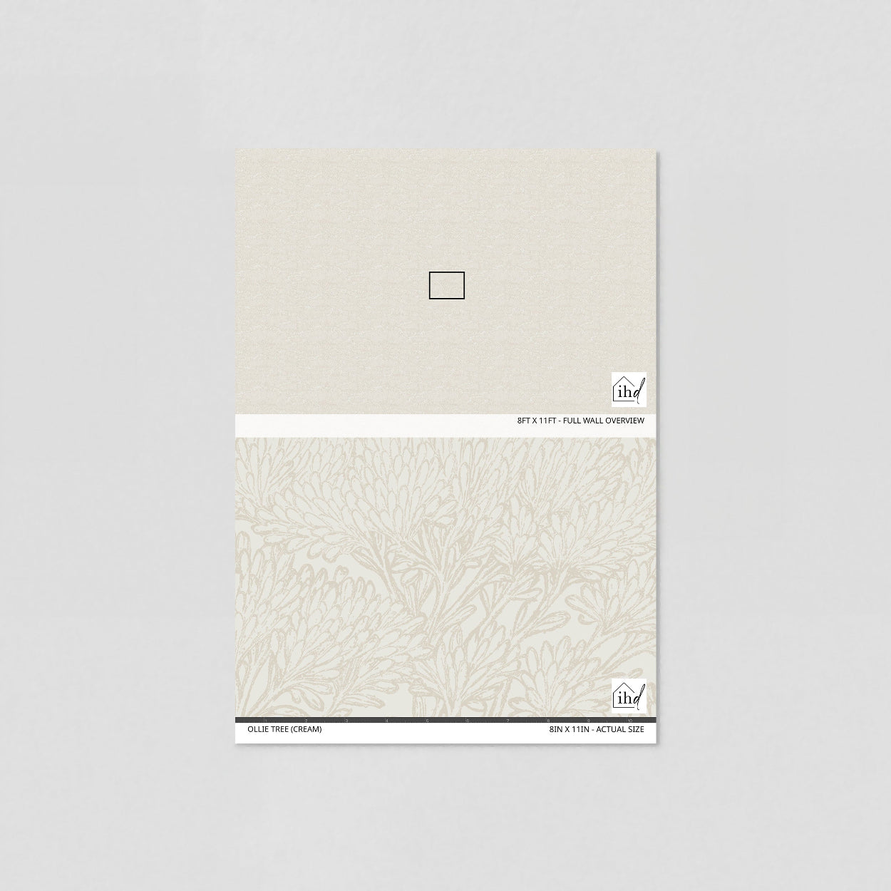 Ollie Tree (Cream) Wallpaper