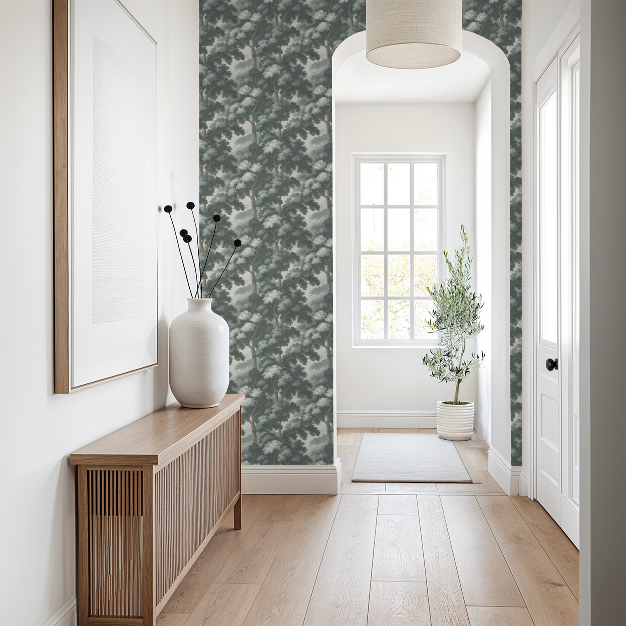 Rocco (Green) Wallpaper