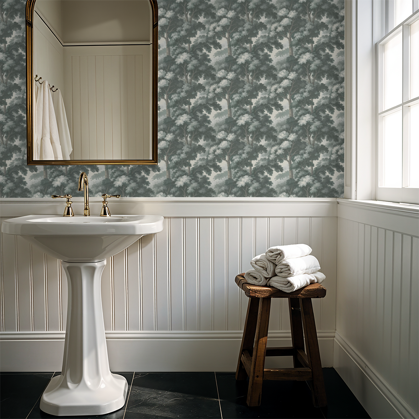 Rocco (Green) Wallpaper