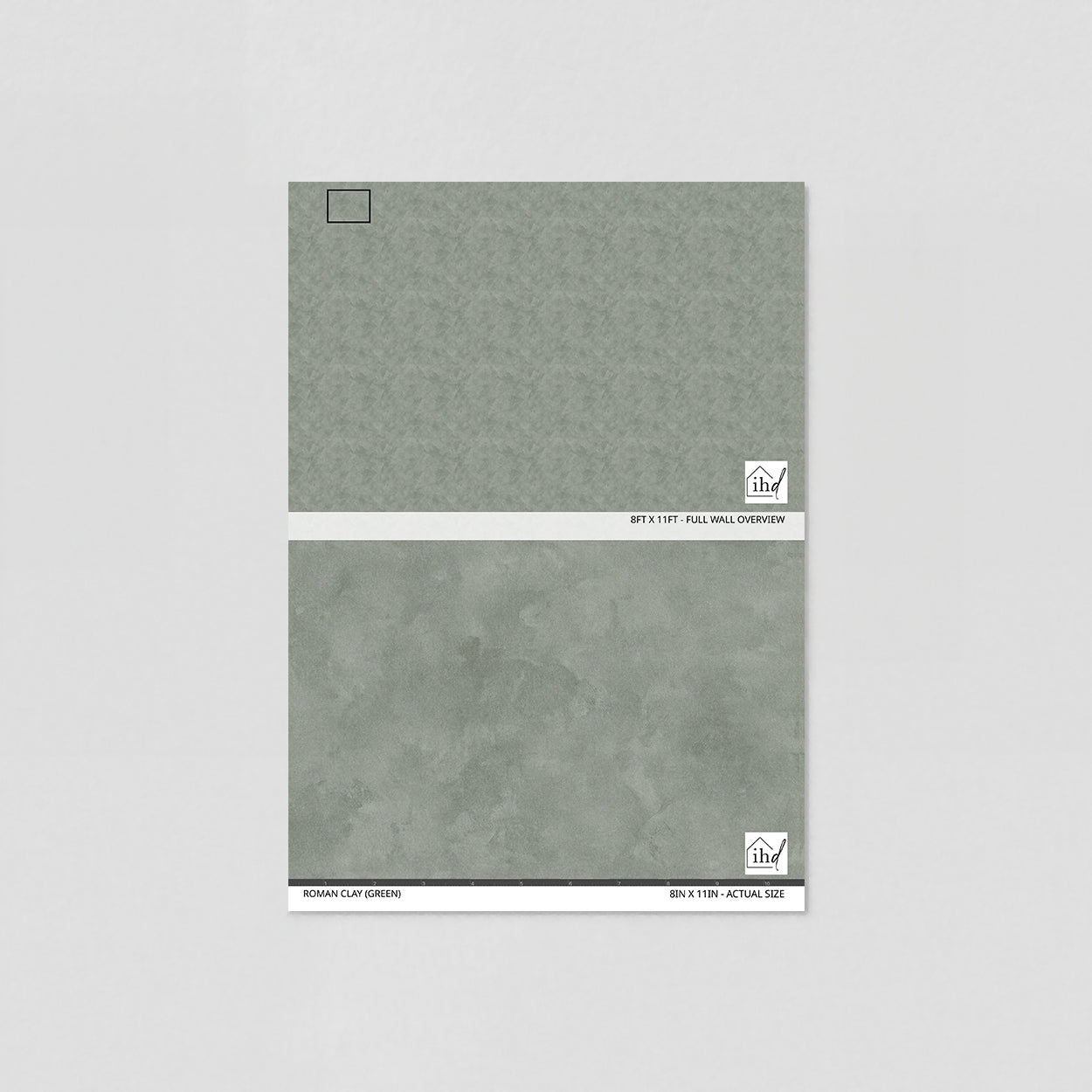 Roman Clay (Green) Wallpaper