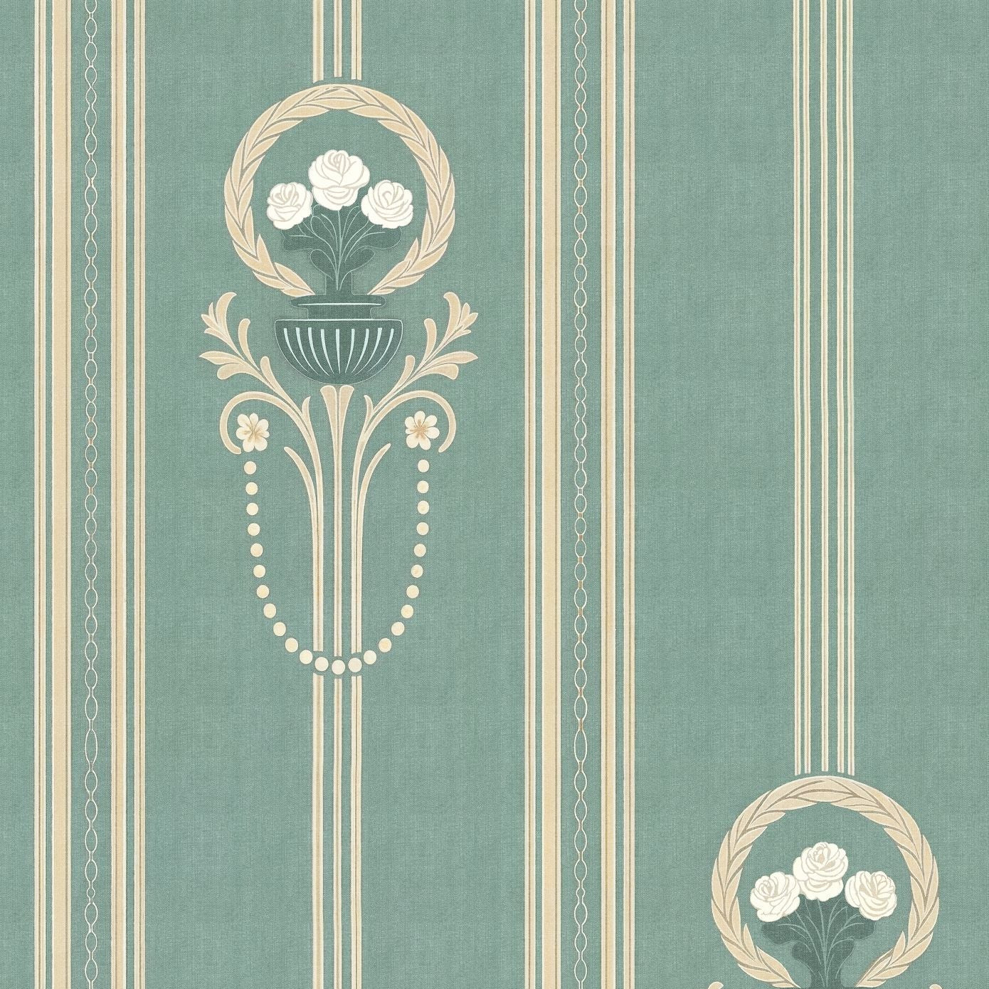 Salon Stripe Wallpaper