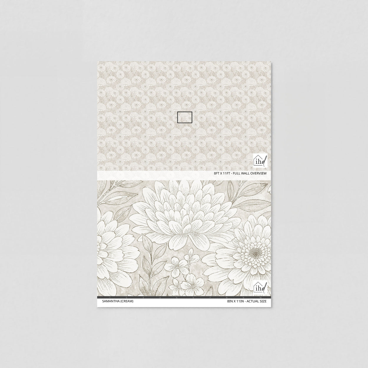 Samantha (Cream) Wallpaper