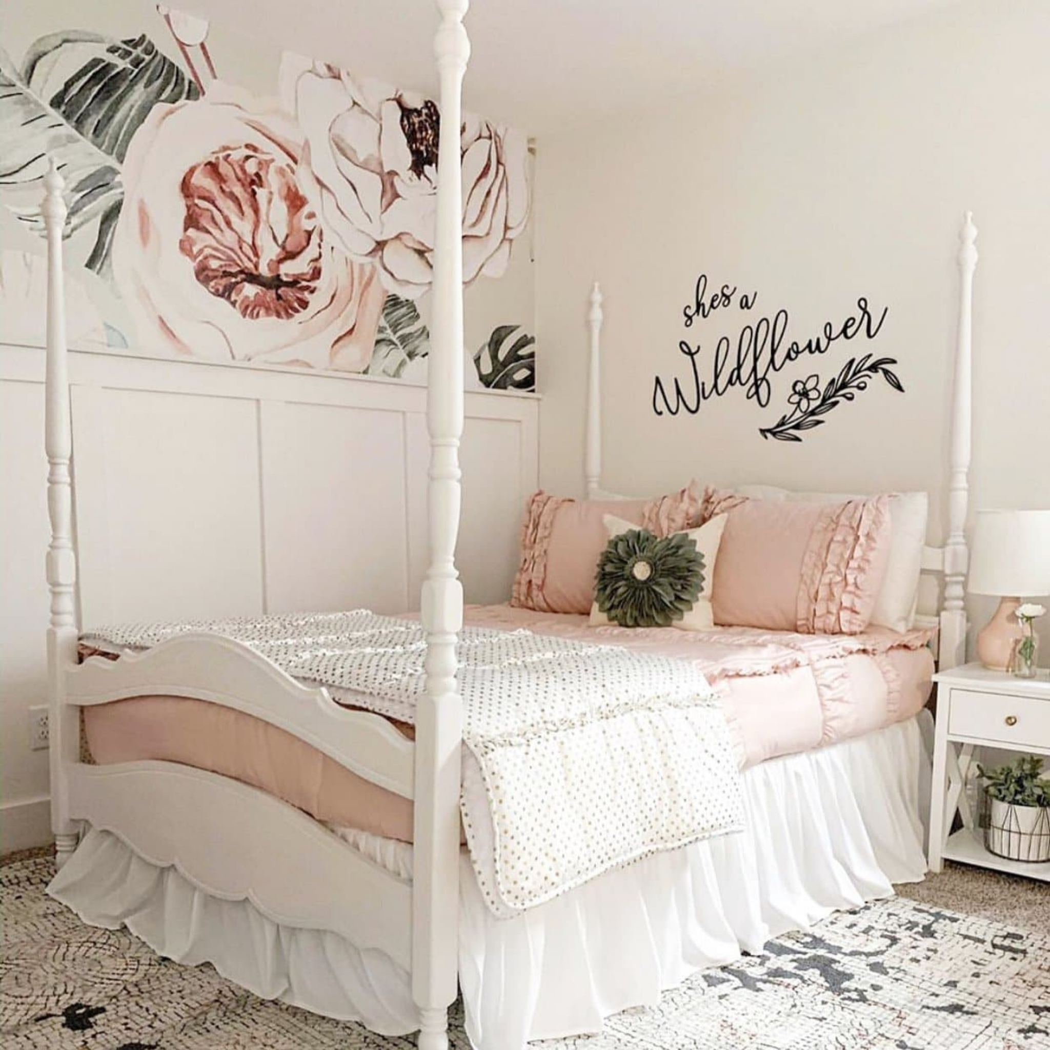 Terracotta Blooms Wallpaper Wallpaper - Wall Blush from WALL BLUSH