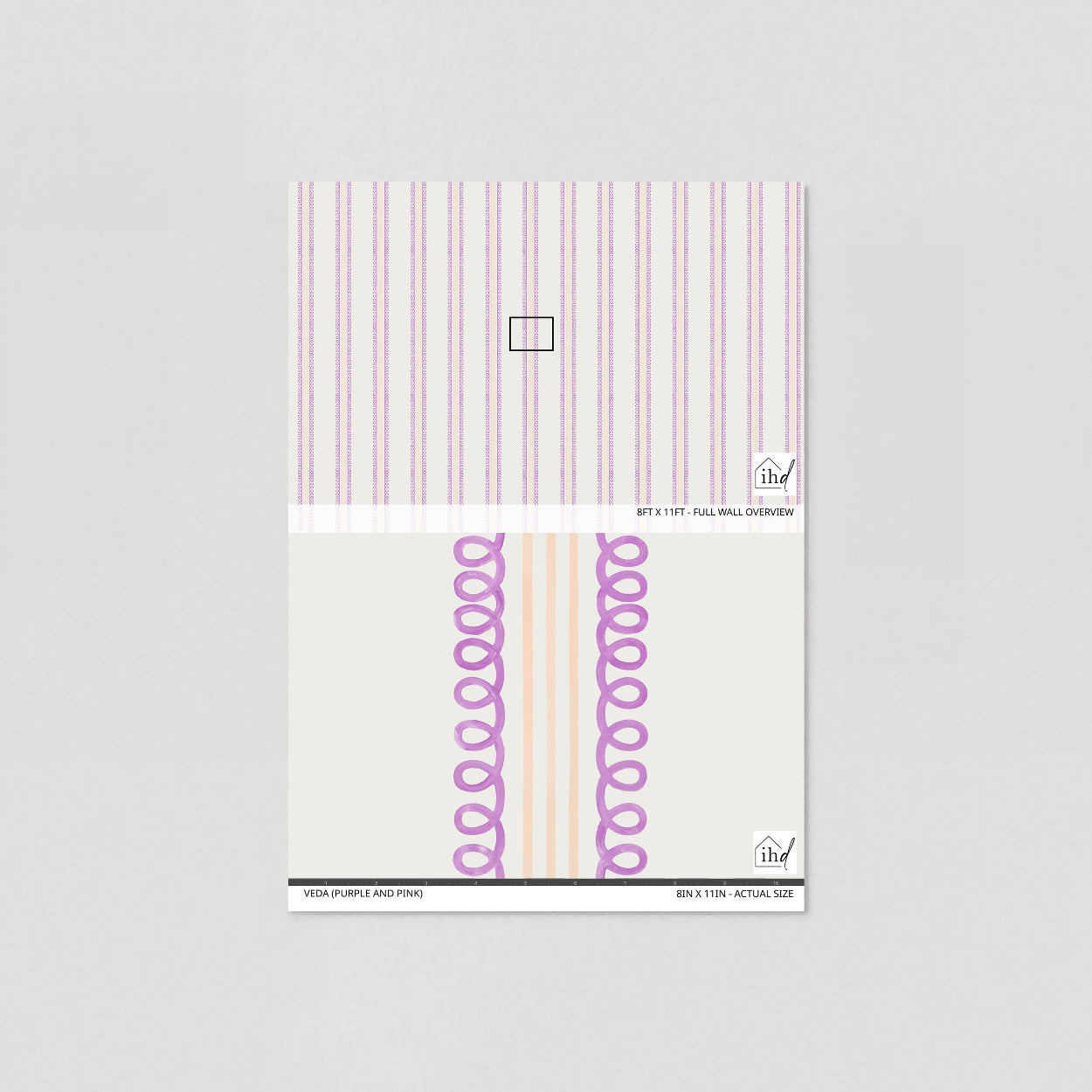 Veda (Purple and Pink) Wallpaper