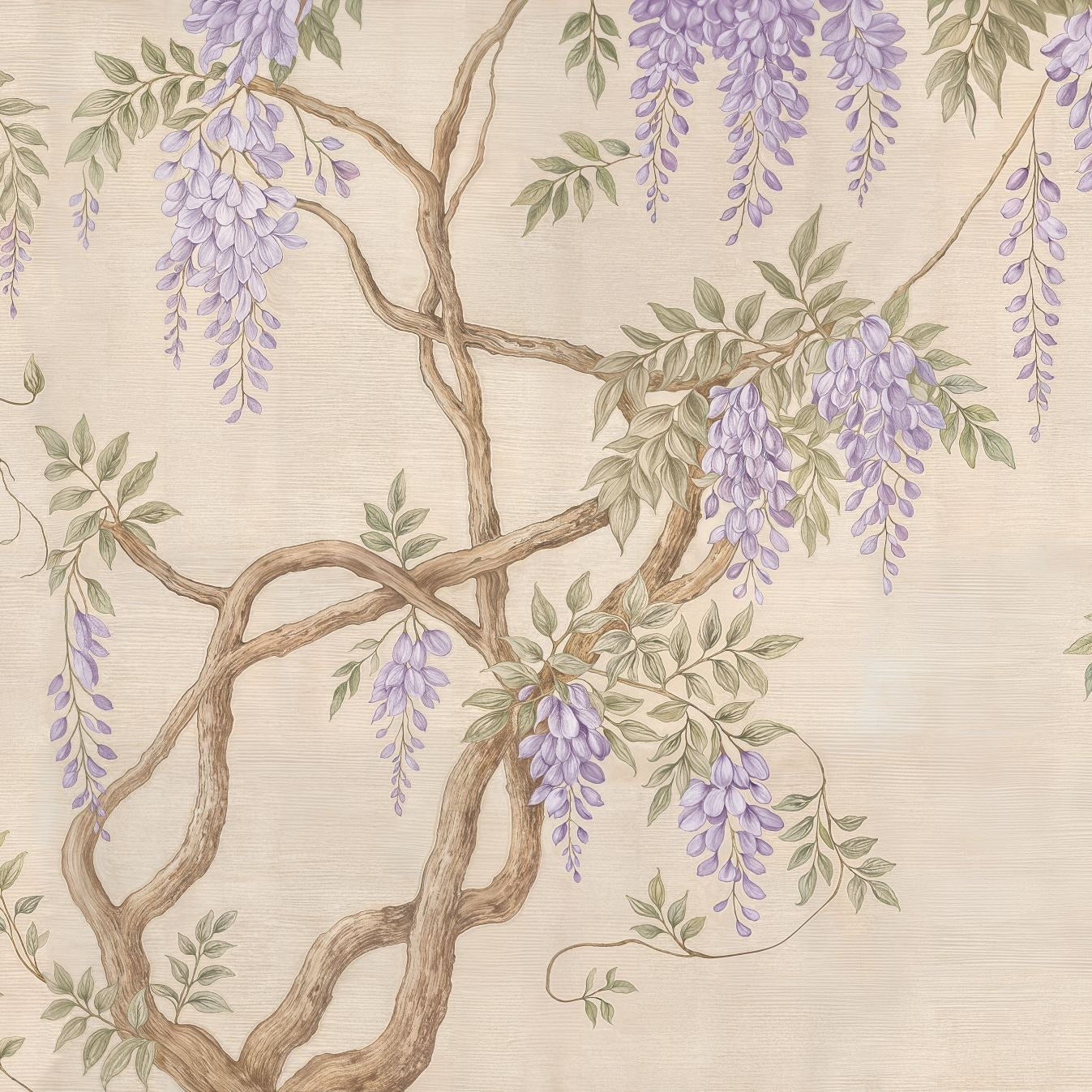Wisteria Walk Wallpaper