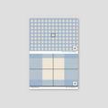 Sample of Alder Plaid (Blue) Wallpaper
