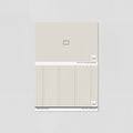 Sample of Beadboard (Cream) Wallpaper