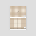 Sample of Alder Plaid (Beige) Wallpaper