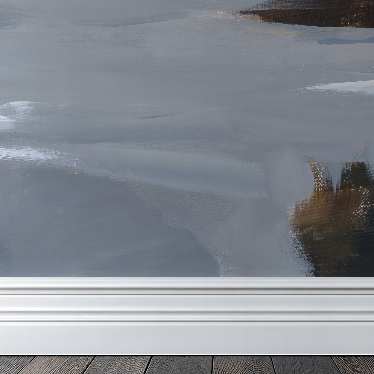 Beyond the Marsh Wallpaper - 10 FT H X 13 FT W Traditional