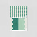 Sample of Blake (Teal) Wallpaper