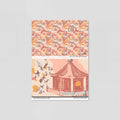 Sample of Blossoming Bungalows Wallpaper