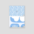 Sample of Playa (Blue) Wallpaper