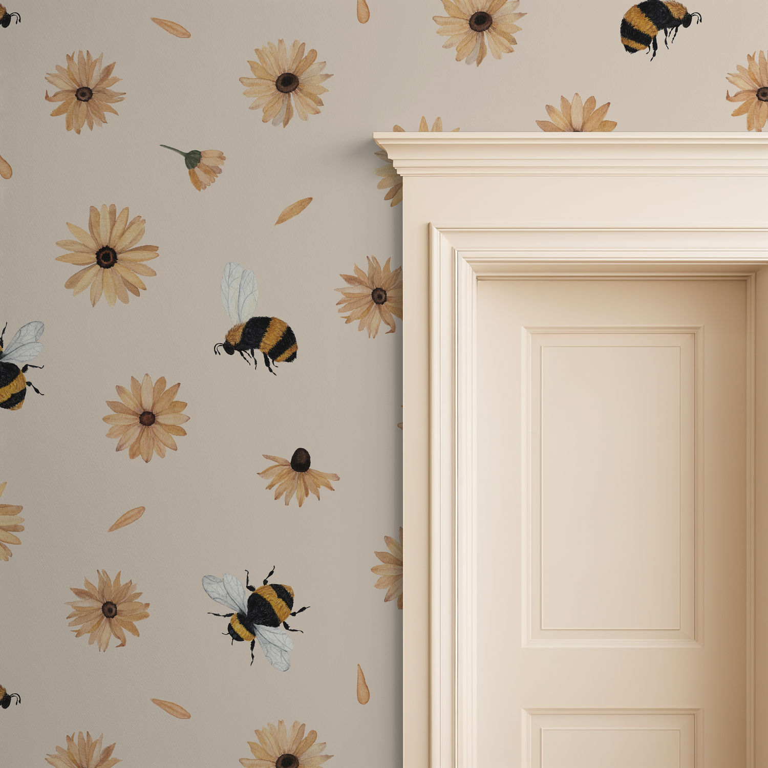 Bumble (Tan) Wallpaper