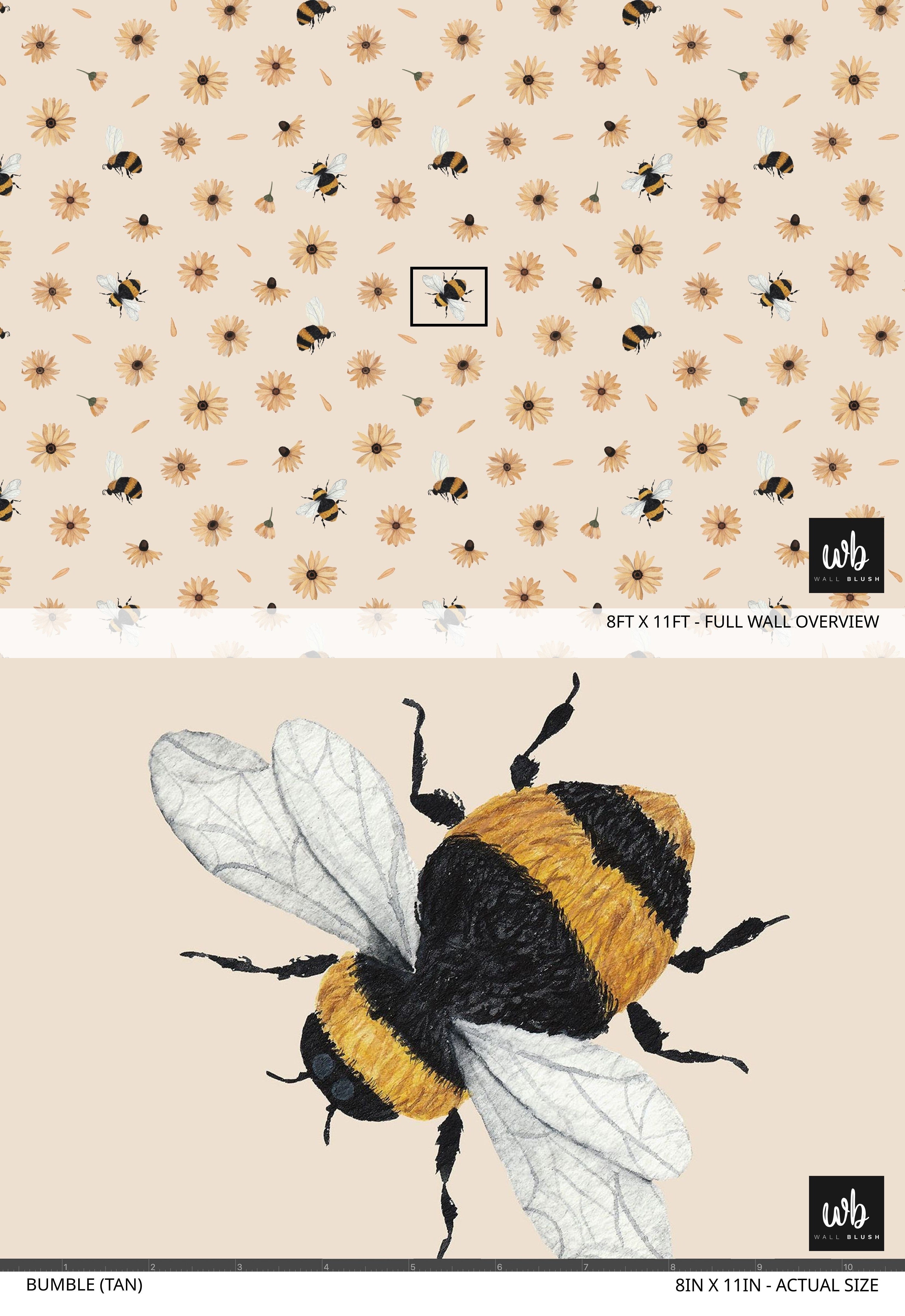 Bumble (Tan) Wallpaper
