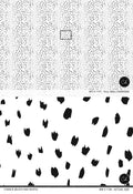 Sample of Charlie (Black and White) Wallpaper
