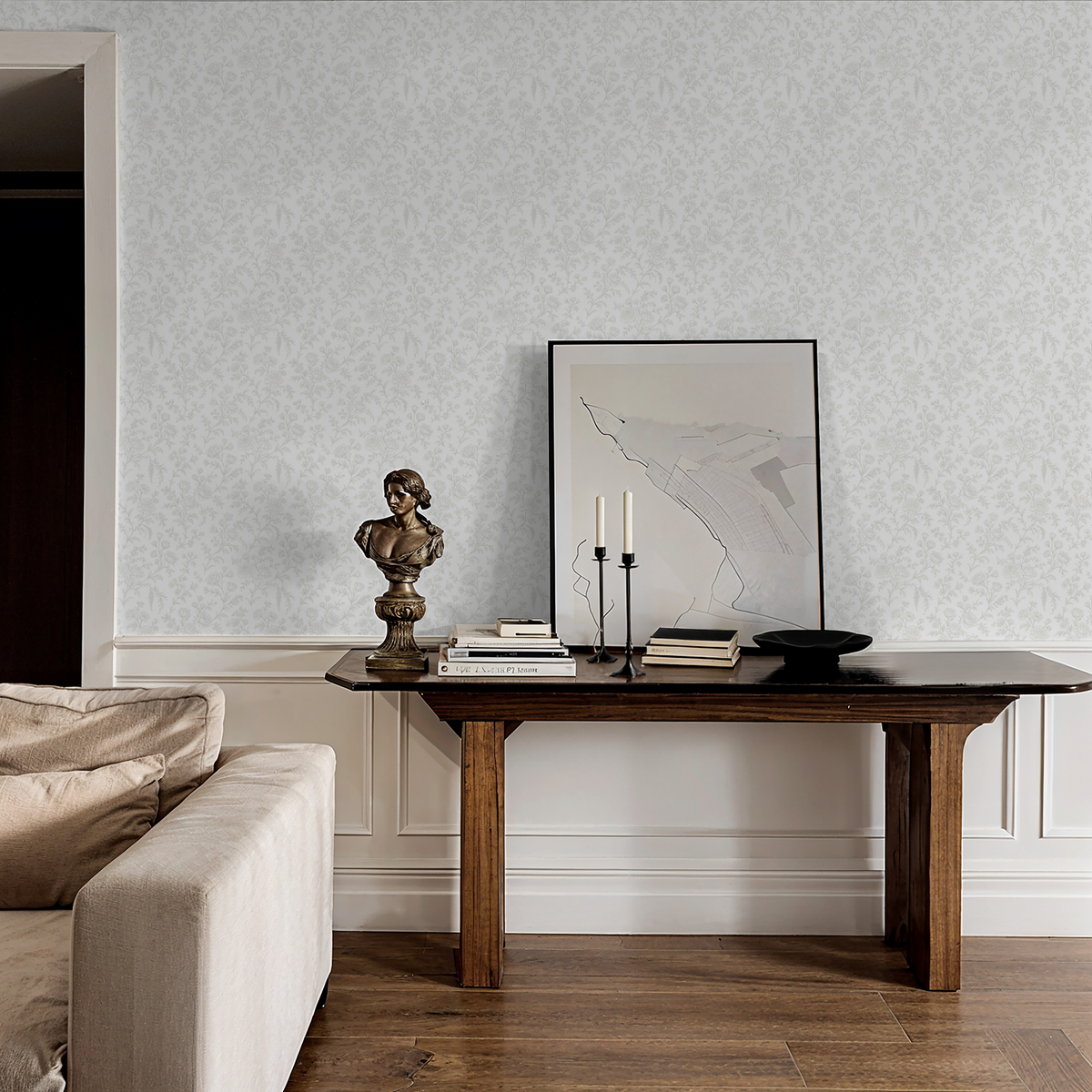 The Chelsea (Beige) Wallpaper