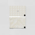 Sample of Chevron de Blanc Wallpaper