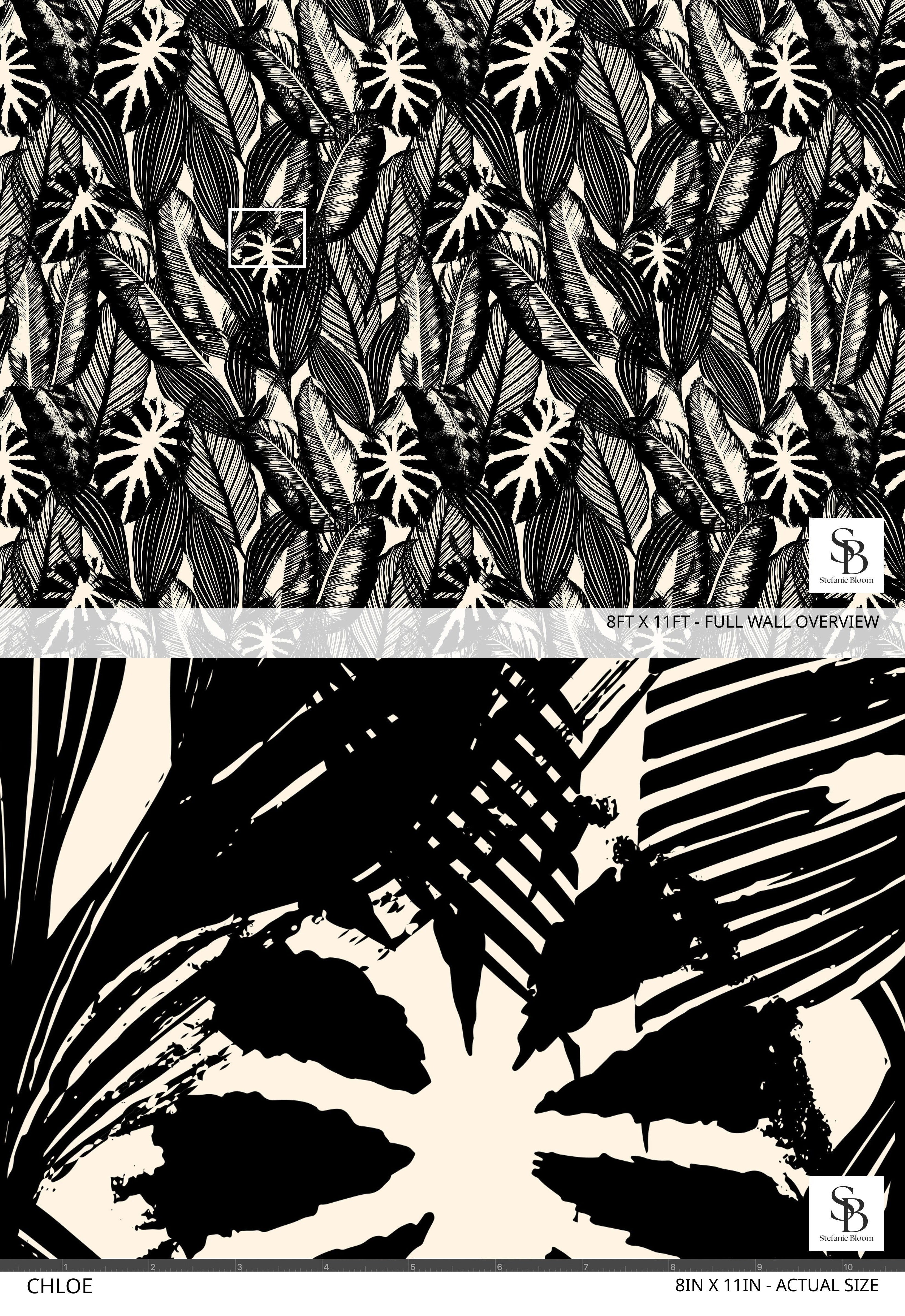 Chloe Wallpaper - 4 FT H X 17 FT W Traditional