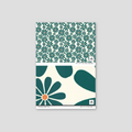Sample of The Reesa (Deep Teal) Wallpaper