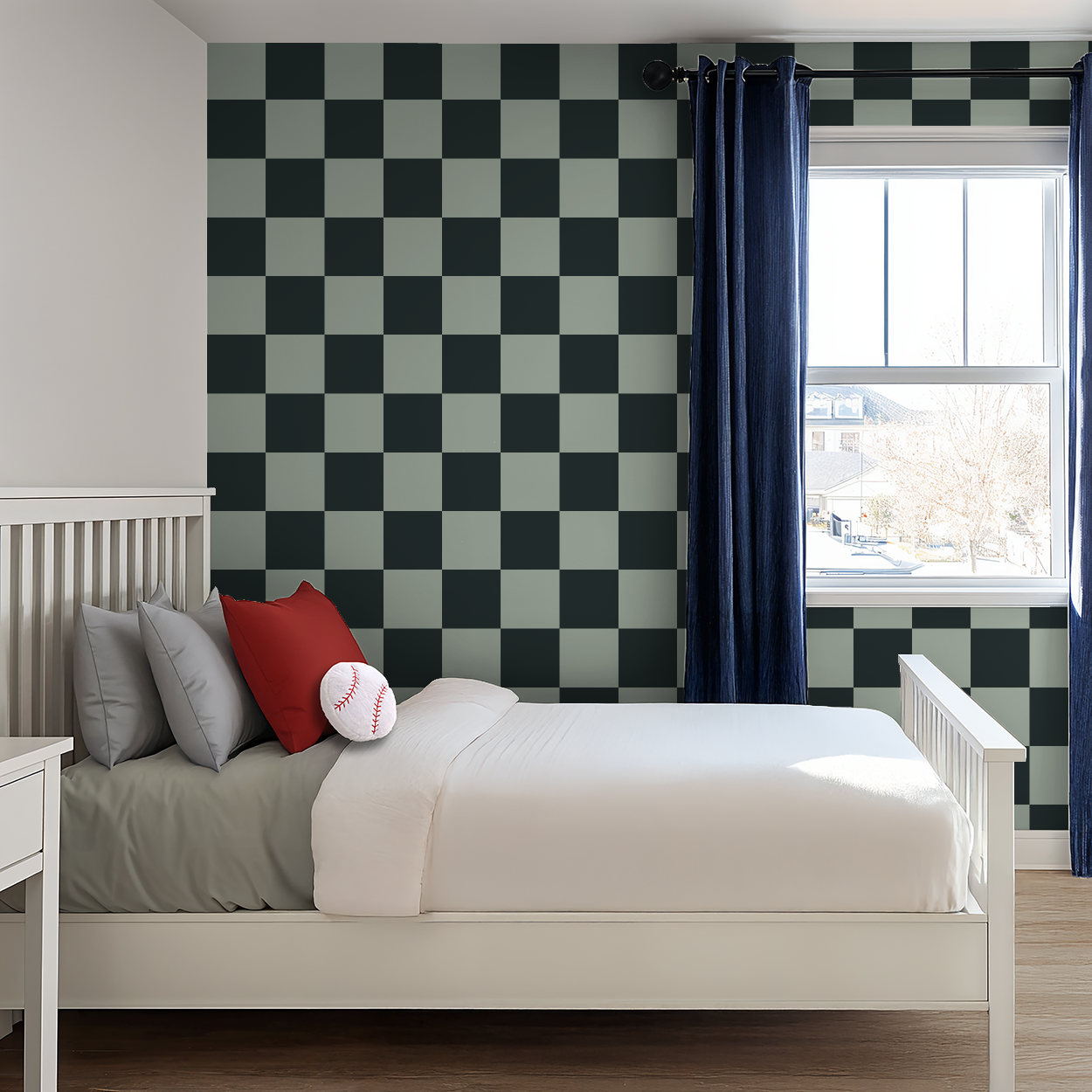 Emmett Check Wallpaper