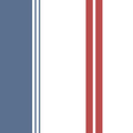 Sample of Fletcher Stripe (Blue and Red) Wallpaper