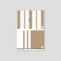 Sample of Fletcher Stripe (Brown) Wallpaper