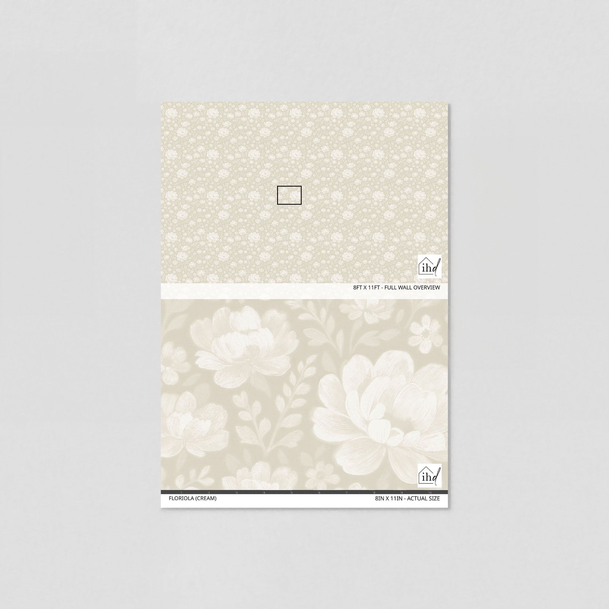 Floriola (Cream) Wallpaper