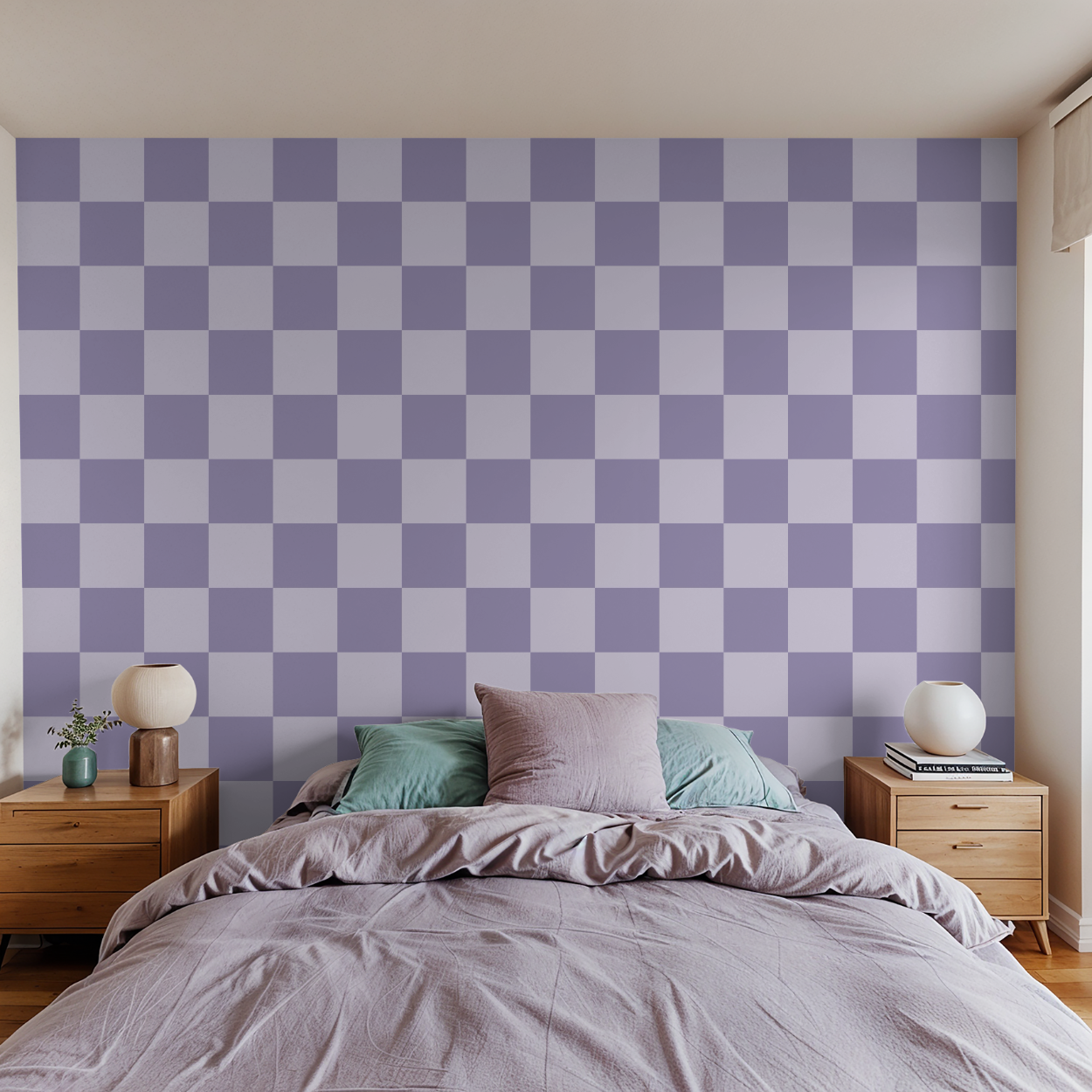 Junie Check Wallpaper