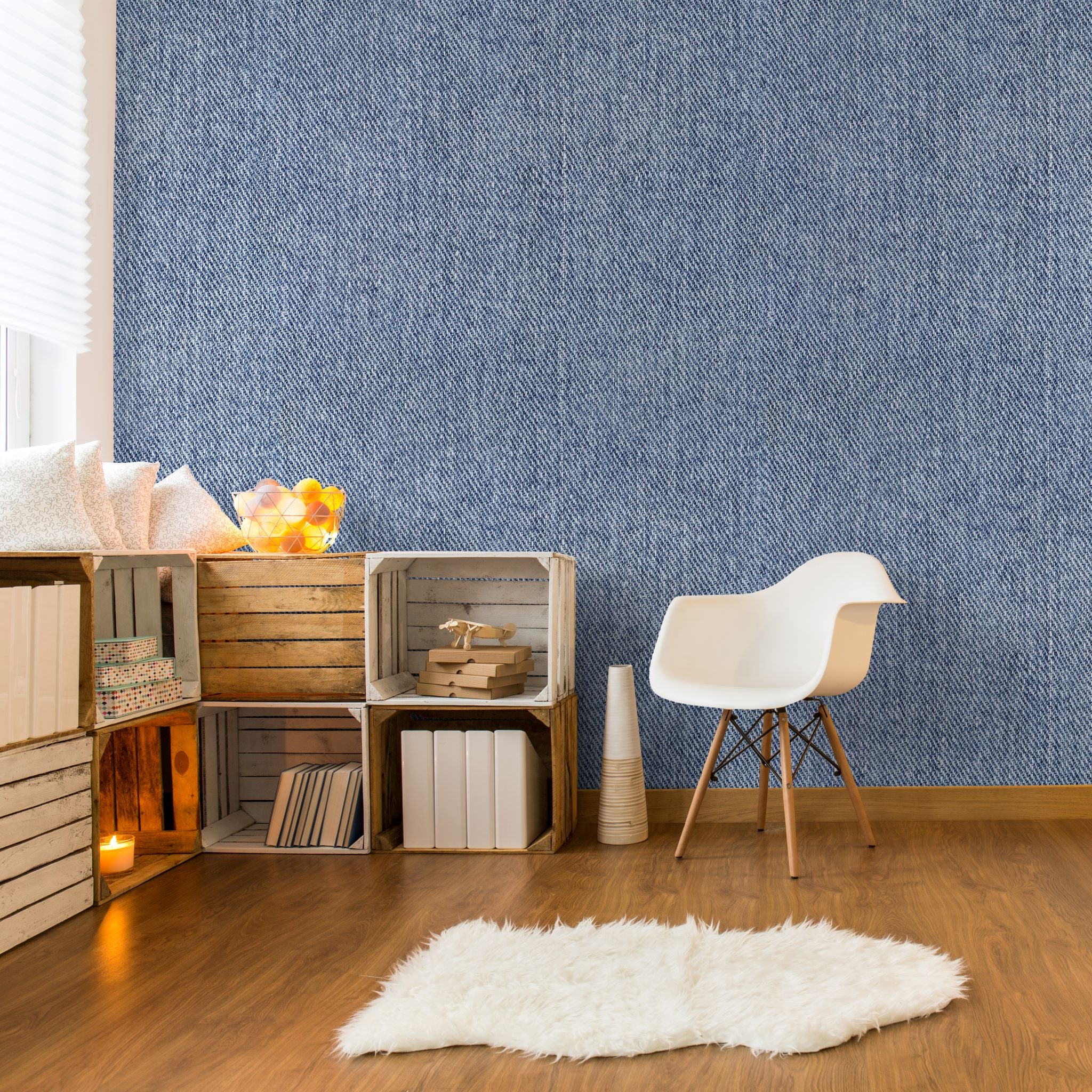 Levi Wallpaper - 10 FT H X 11 FT W LUXE