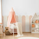 Playful Pickets (Peach) Wallpaper - 4 FT H X 17.4 FT W P&S sample