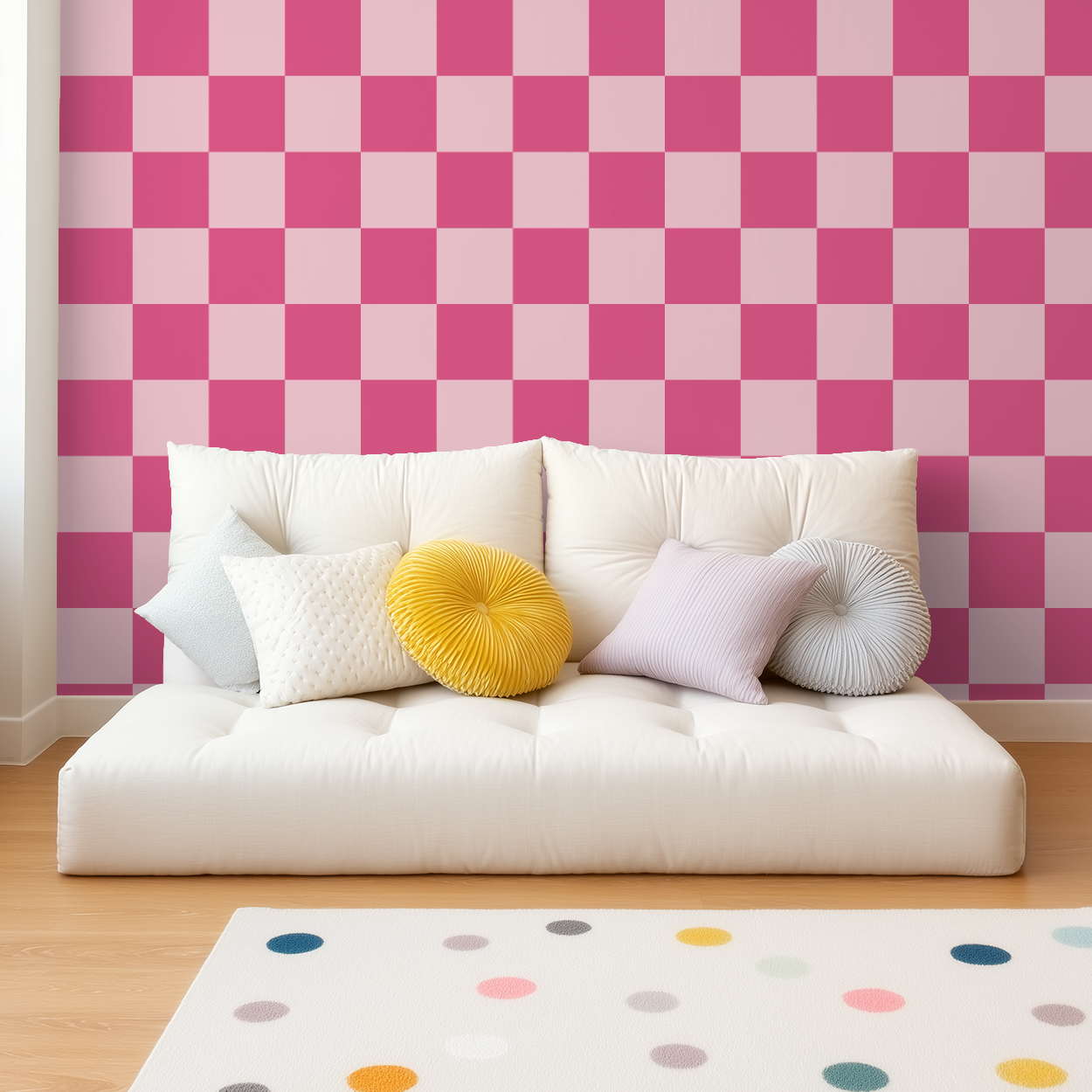 Lola Check Wallpaper