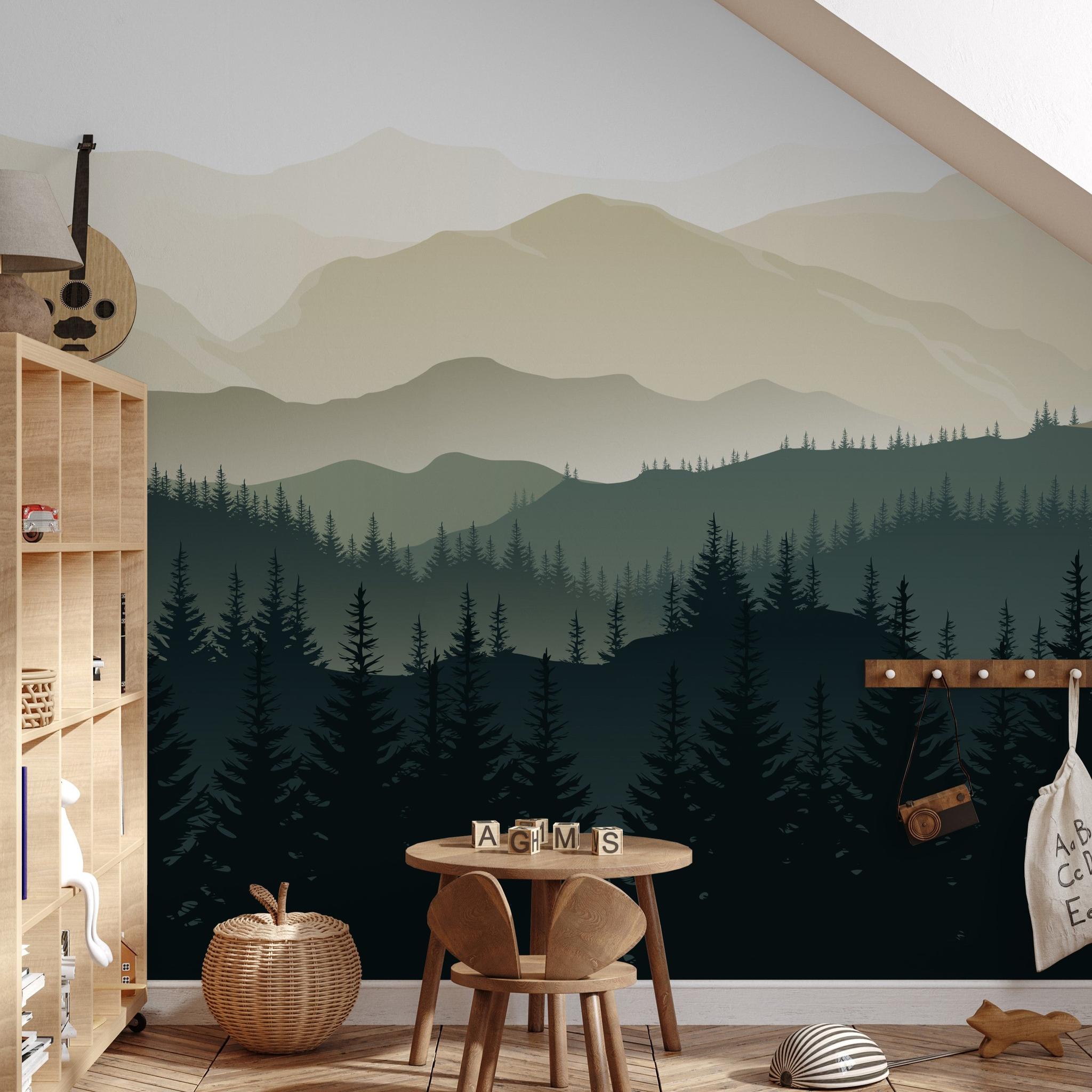Roam Wallpaper - 12 FT H X 6 FT W Peel and Stick