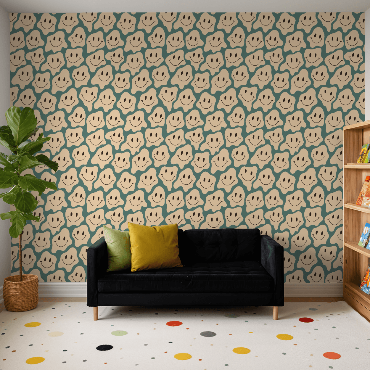 Melting Smiley Wallpaper