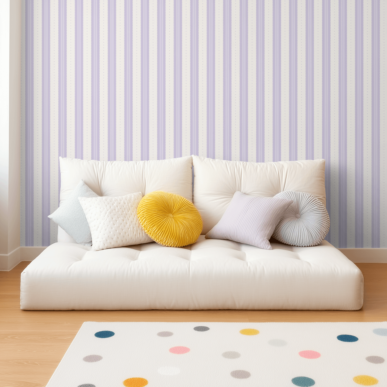 Petal Soft Scallops (Purple) Wallpaper