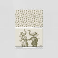 Sample of Safari Speakeasy (Green) Wallpaper