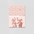 Sample of Safari Speakeasy (Pink) Wallpaper