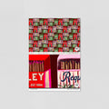 Sample of Victrola (Red) Wallpaper
