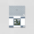 Sample of The Wild Check Amen (Blue) Wallpaper