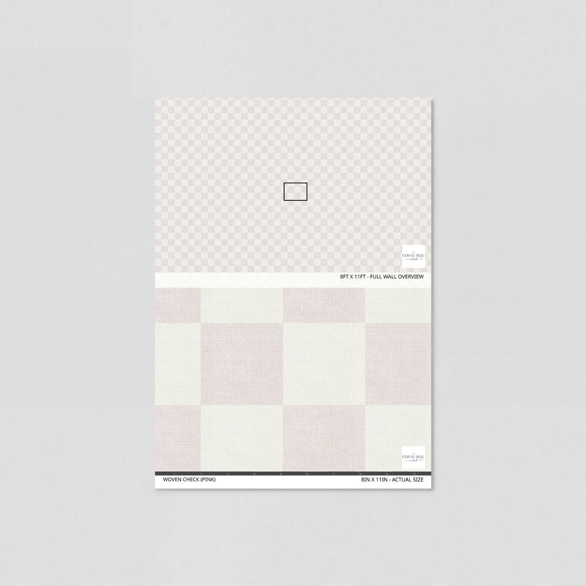 Woven Check (Pink) Wallpaper wallpaper photo 6