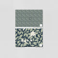 Sample of Poppy Honeysuckle Small (Navy) Wallpaper