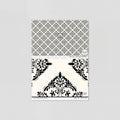 Sample of Thrifted Meadow (White) Wallpaper