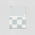 Sample of Woven Check (Blue) Wallpaper
