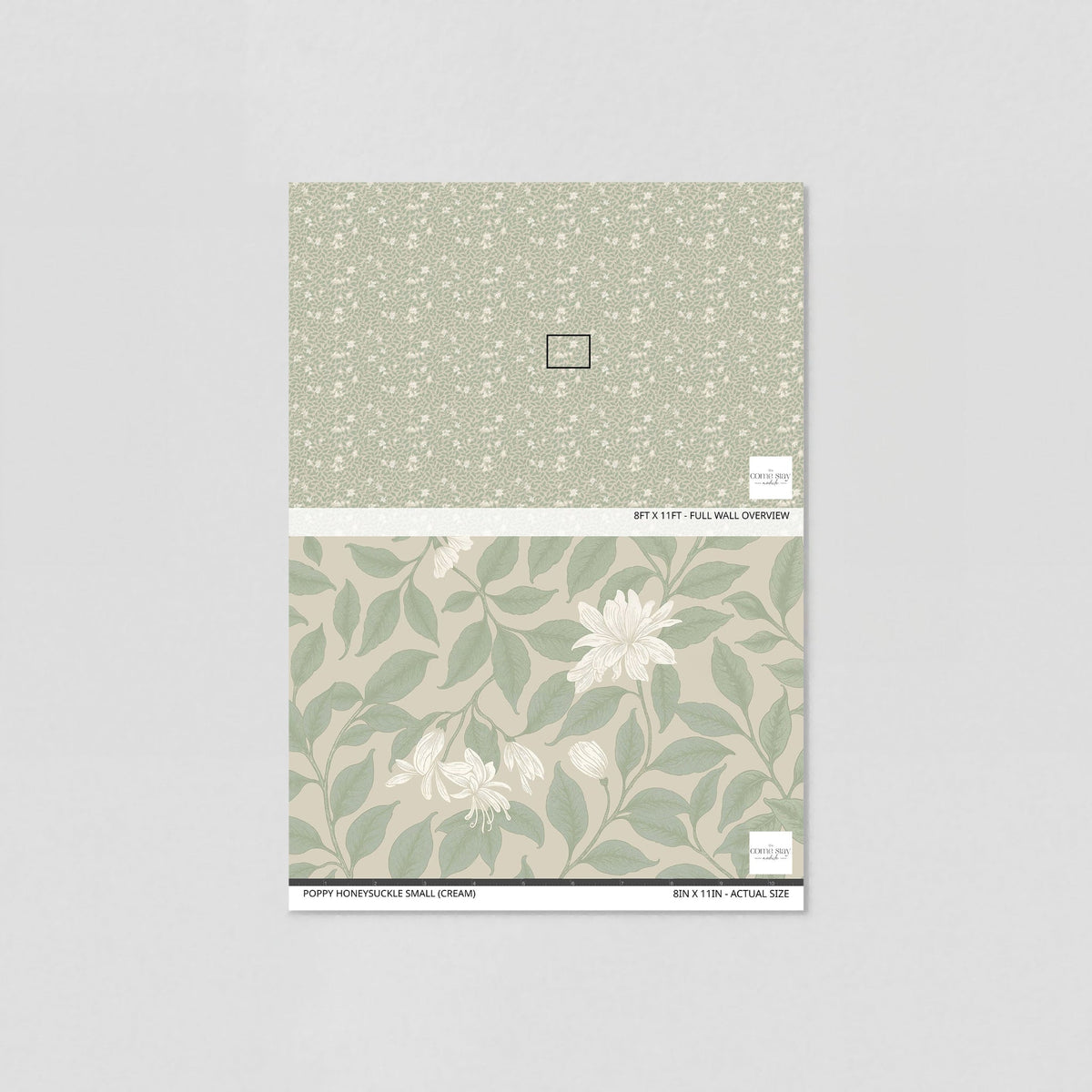 Poppy Honeysuckle Small (Cream) Wallpaper wallpaper photo 6