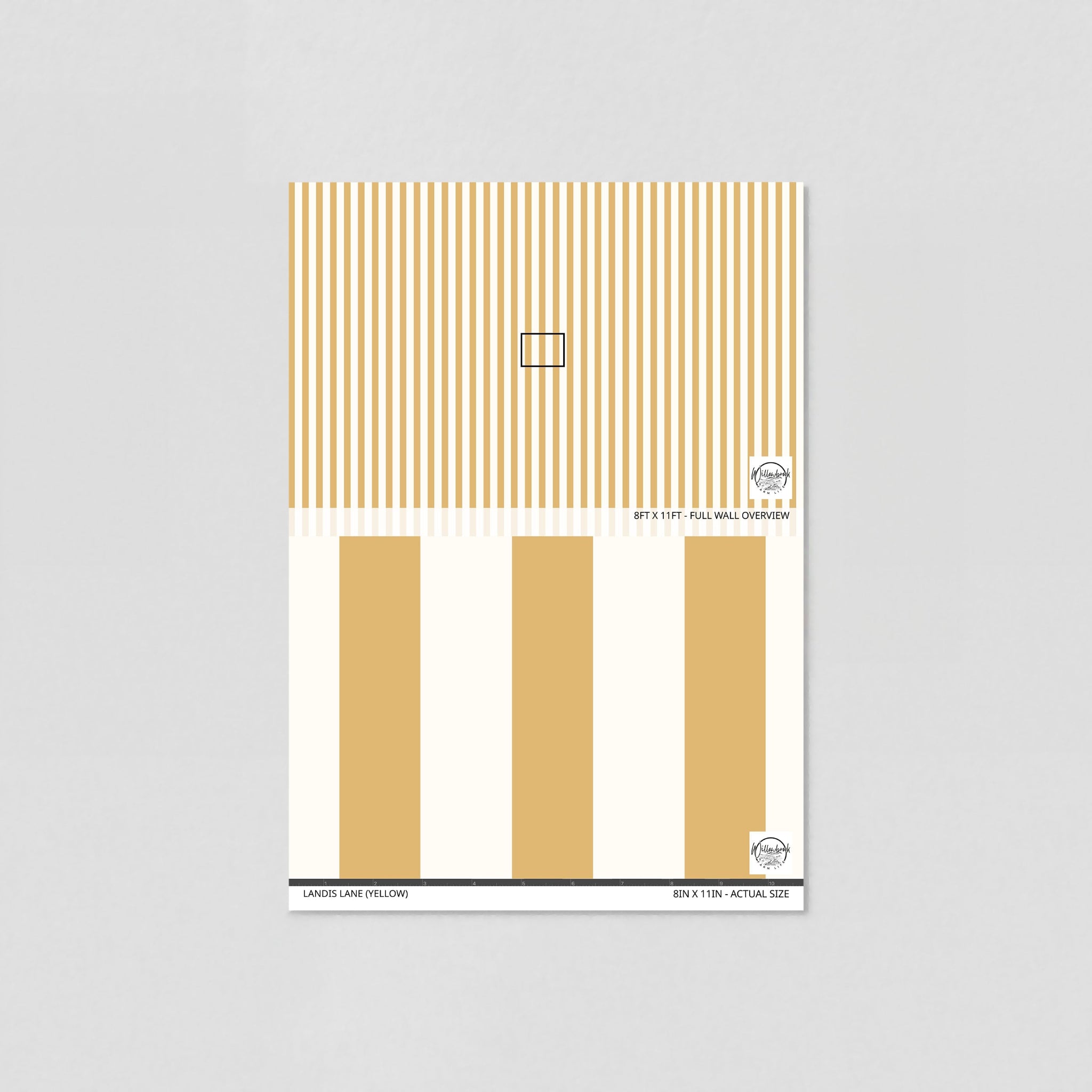 Landis Lane (Yellow) Wallpaper