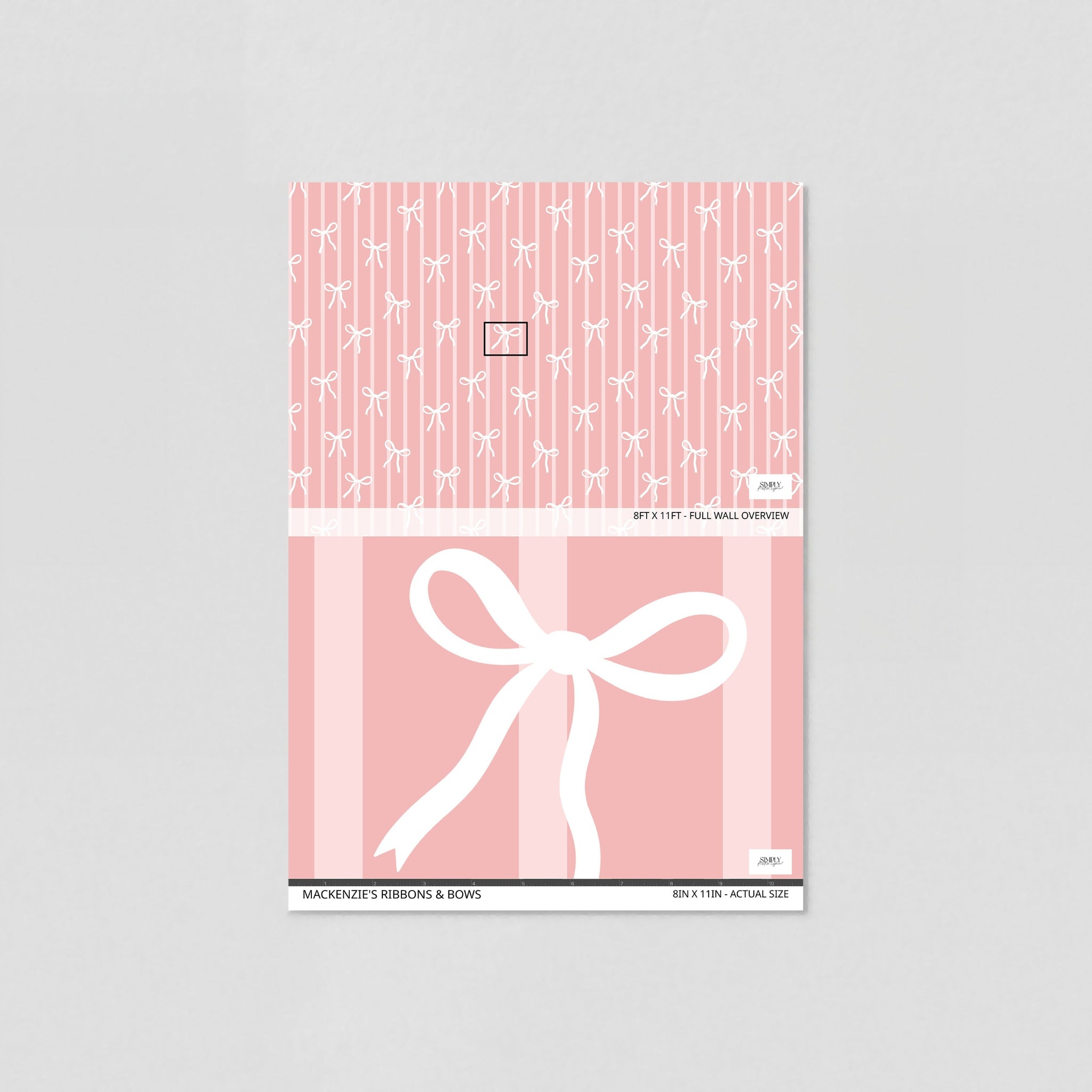 Mackenzie's Ribbons & Bows Wallpaper